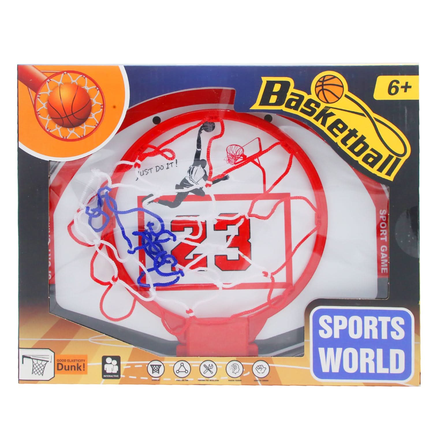 Toddler Basketball Hoop Set - Adjustable Indoor & Outdoor - Red, Sports, Chase Value, Chase Value