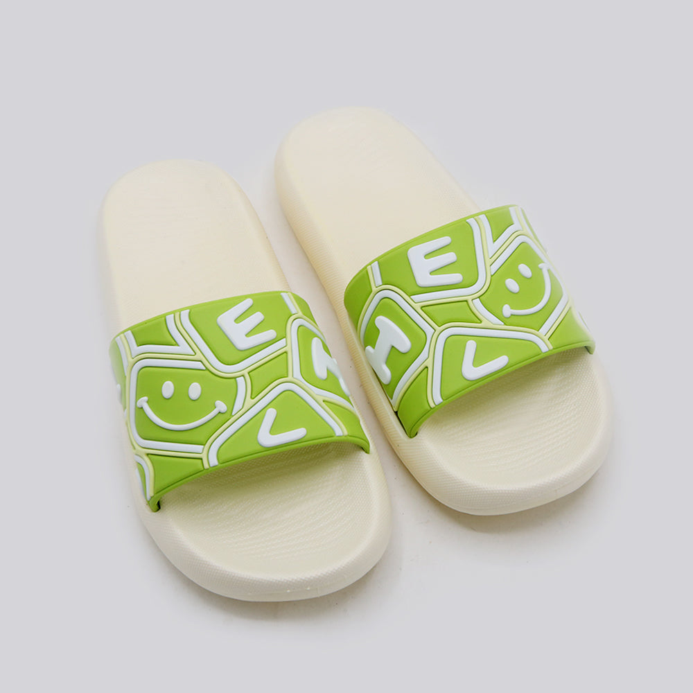 Women's Slider - Green, Women Slippers, Chase Value, Chase Value