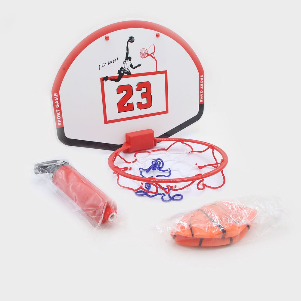 Toddler Basketball Hoop Set - Adjustable Indoor & Outdoor - Red, Sports, Chase Value, Chase Value