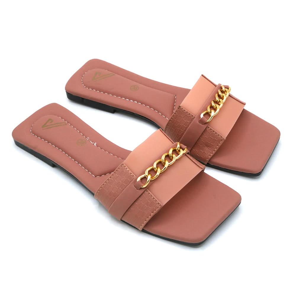 Women's Slipper - Peach, Women Slippers, Chase Value, Chase Value