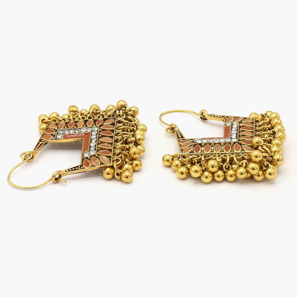 Women's Jhumki - Brown, Women Earrings & Tops, Chase Value, Chase Value