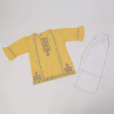 Girls Embroidered Shalwar Suit - Yellow, Girls Shalwar Kameez, Chase Value, Chase Value