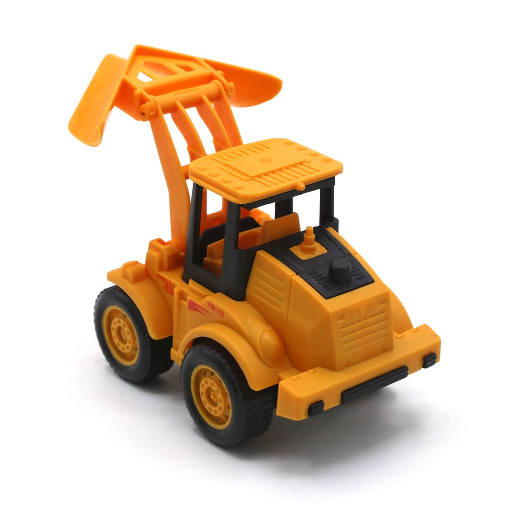 Construction Truck Pull-Back Counter Toy - Mustard, Non-Remote Control, Chase Value, Chase Value