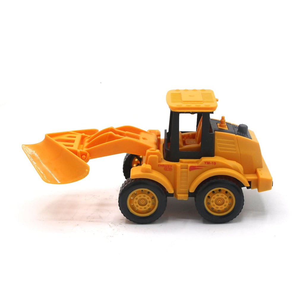 Construction Truck Pull-Back Counter Toy - Mustard, Non-Remote Control, Chase Value, Chase Value