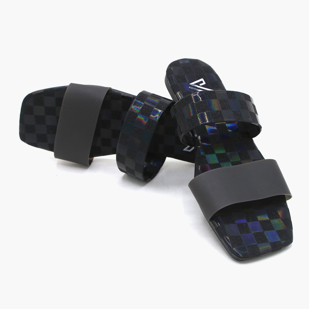 Girls Slipper - Black, Girls Slippers, Chase Value, Chase Value