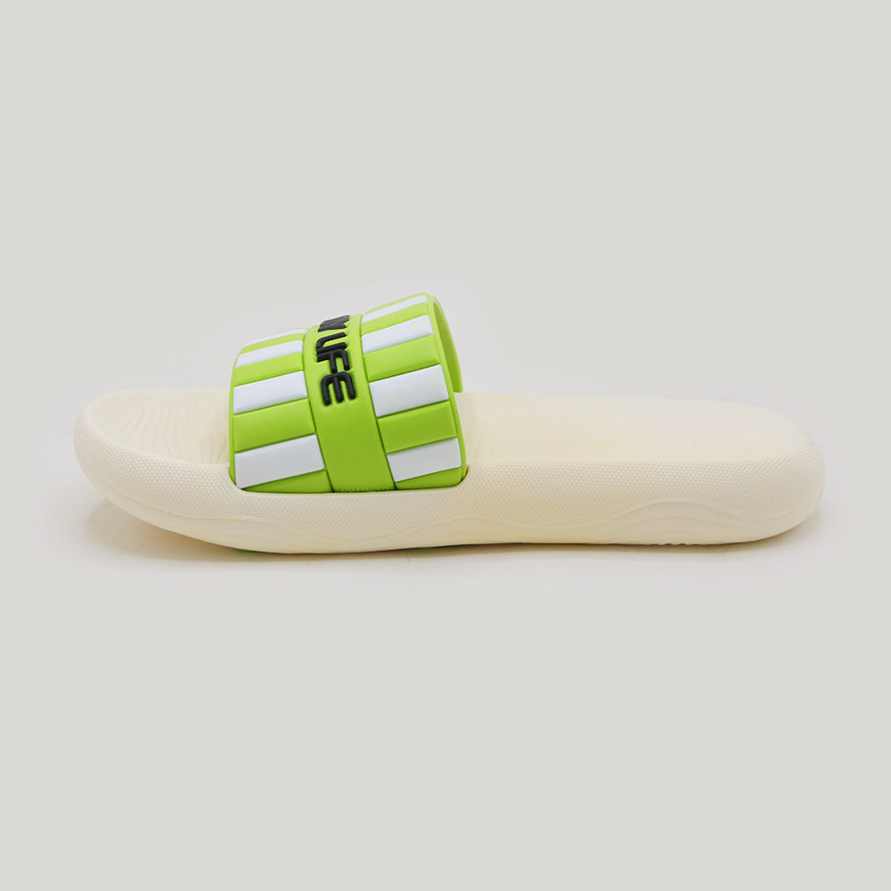 Women's Slider - Green, Women Slippers, Chase Value, Chase Value