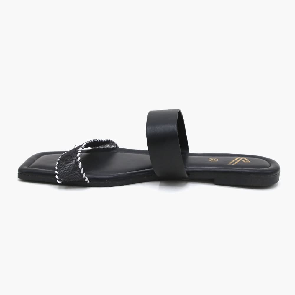 Women's Slipper - Black, Women Slippers, Chase Value, Chase Value
