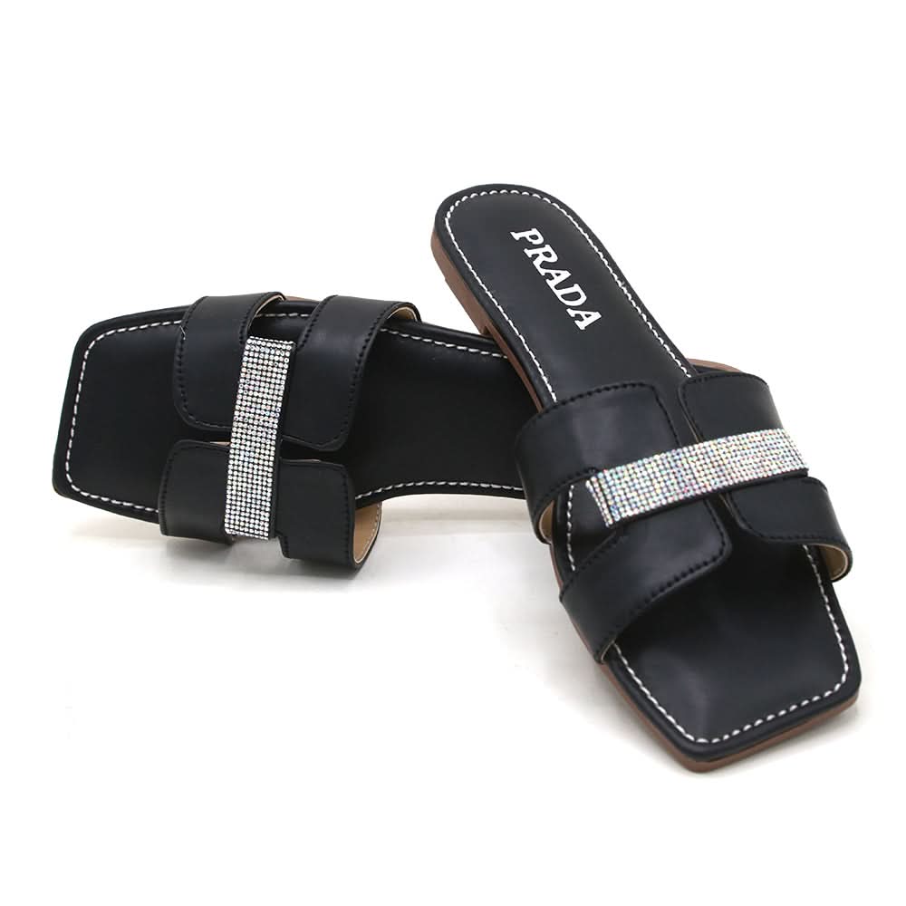 Women's Slipper - Black, Women Slippers, Chase Value, Chase Value