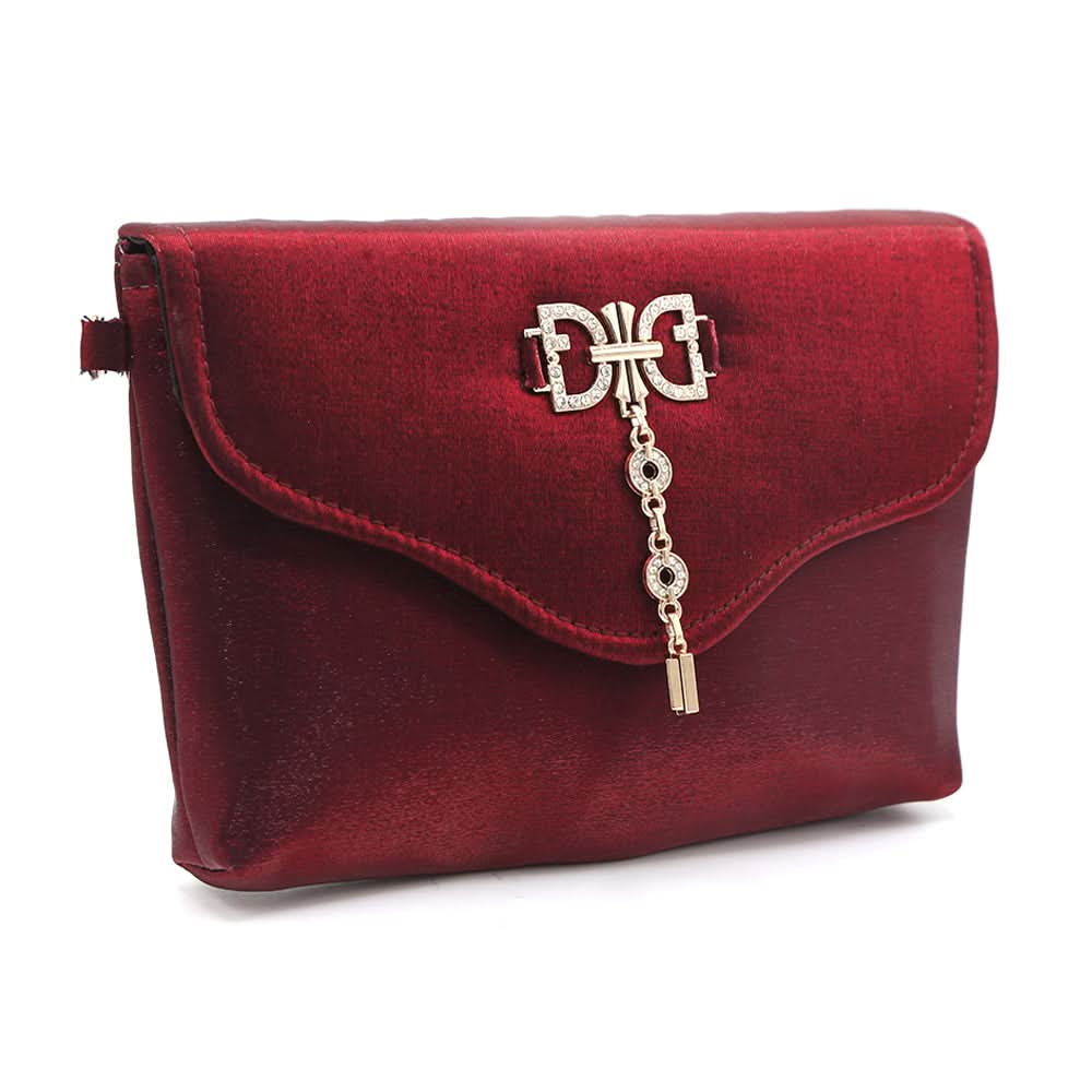 Women's Clutch - Maroon, Women Clutches, Chase Value, Chase Value