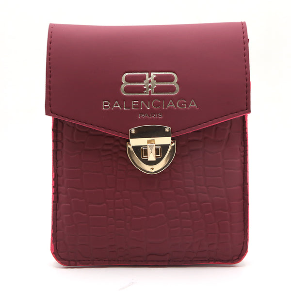 Women's Mobile Pouch - Maroon