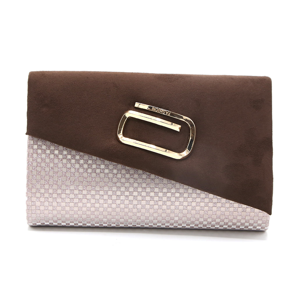 Women's Clutch - Dark Brown, Women Clutches, Chase Value, Chase Value