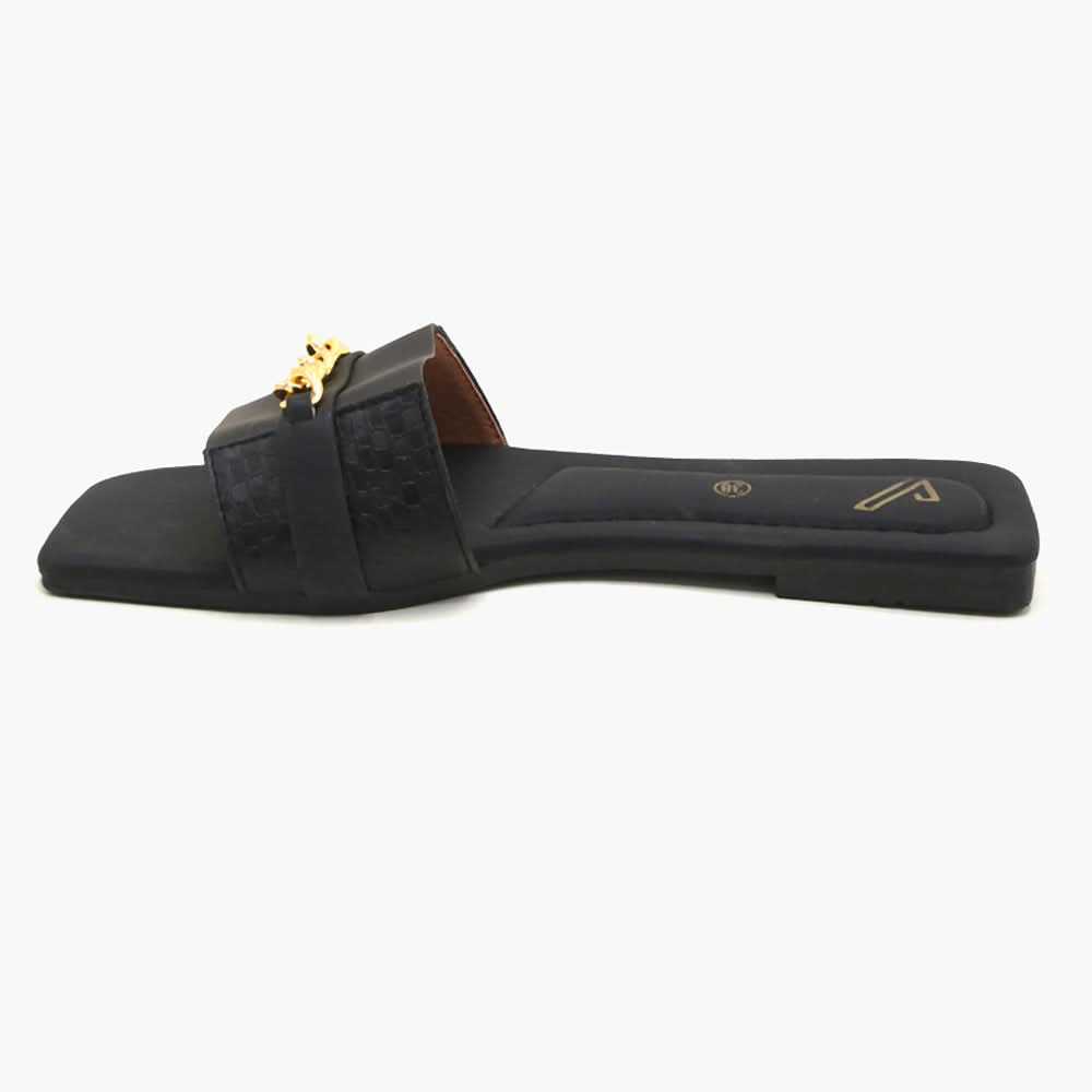 Women's Slipper - Black, Women Slippers, Chase Value, Chase Value