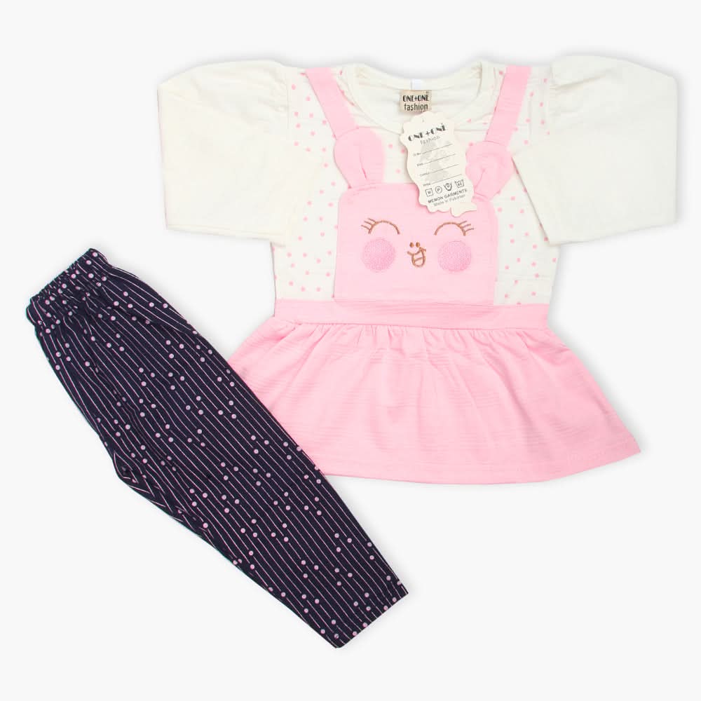 Girls Tights Suit  - Light Pink, Girls Suits, Chase Value, Chase Value