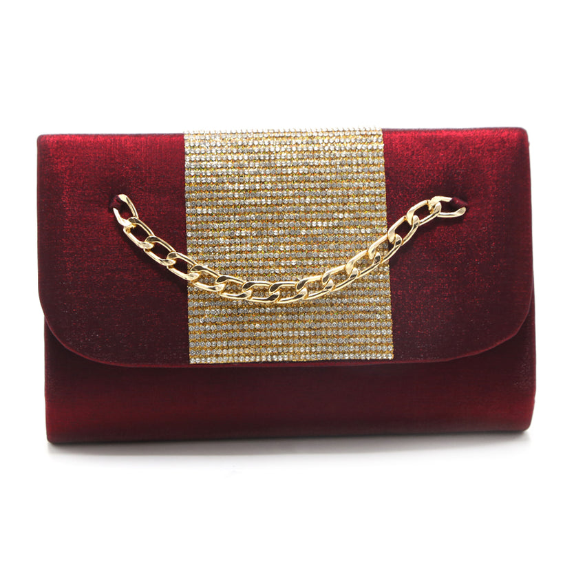 Women's Clutch - Maroon