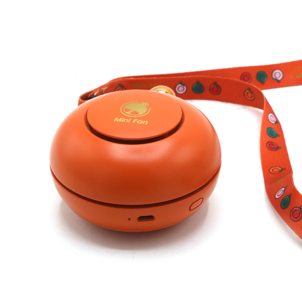 Chargeable Mini Fan - Orange, Rechargeable Fan, Chase Value, Chase Value