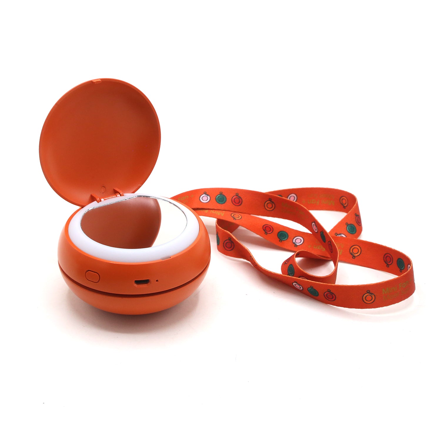 Chargeable Mini Fan - Orange, Rechargeable Fan, Chase Value, Chase Value