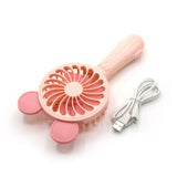 Chargeable Hand Fan - Peach, Rechargeable Fan, Chase Value, Chase Value