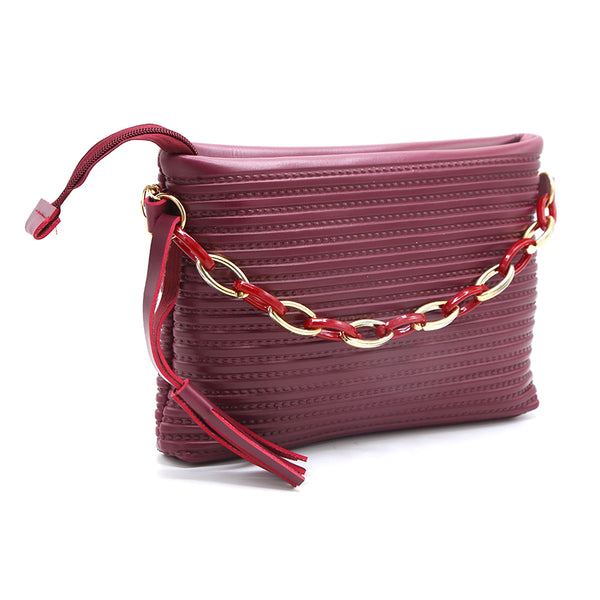 Women's Clutch - Maroon