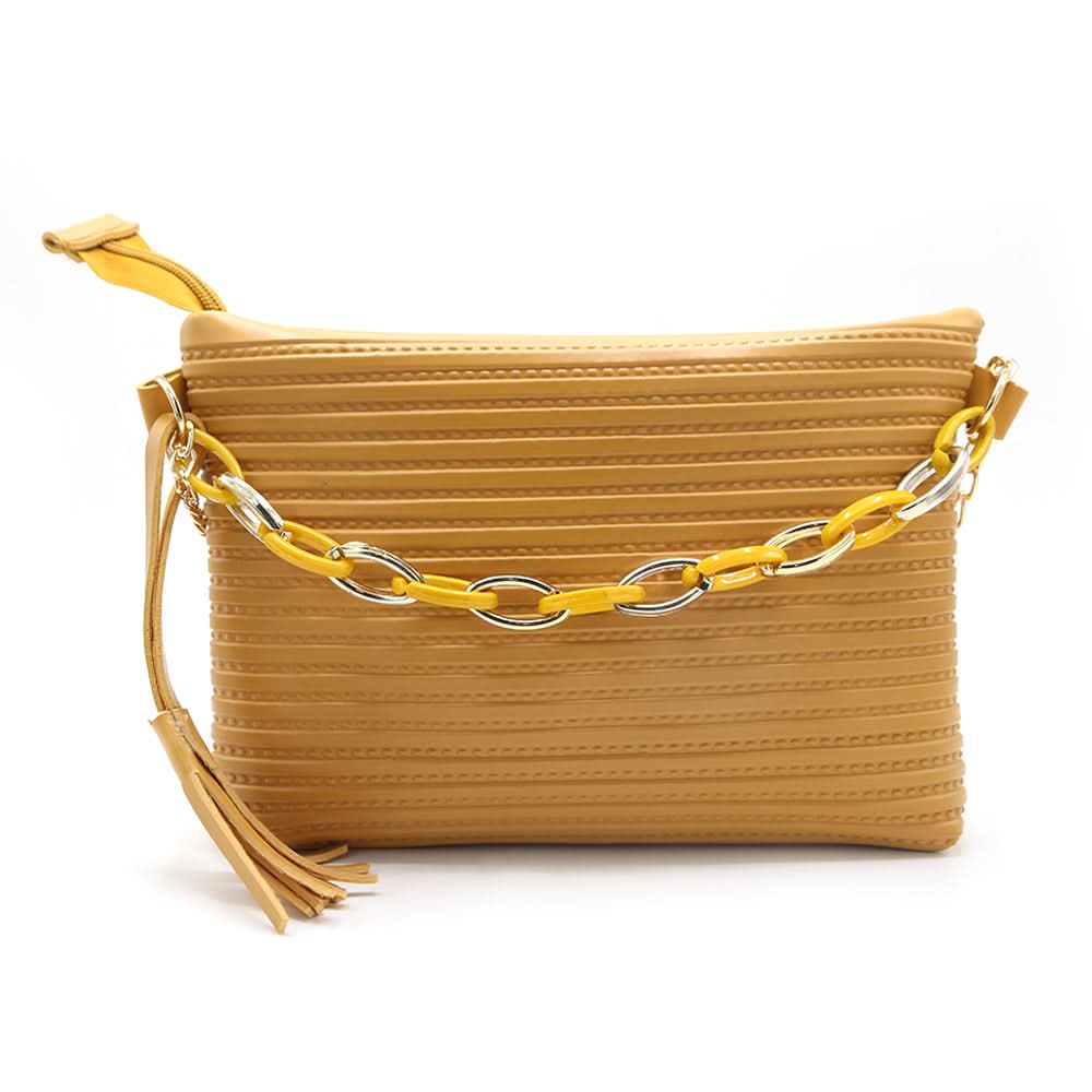 Women's Clutch - Mustard, Women Clutches, Chase Value, Chase Value