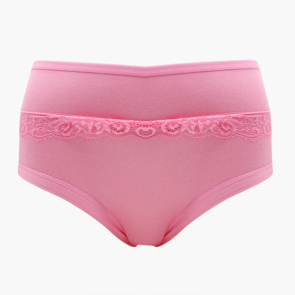 Women's Fancy Panty - Dark Pink