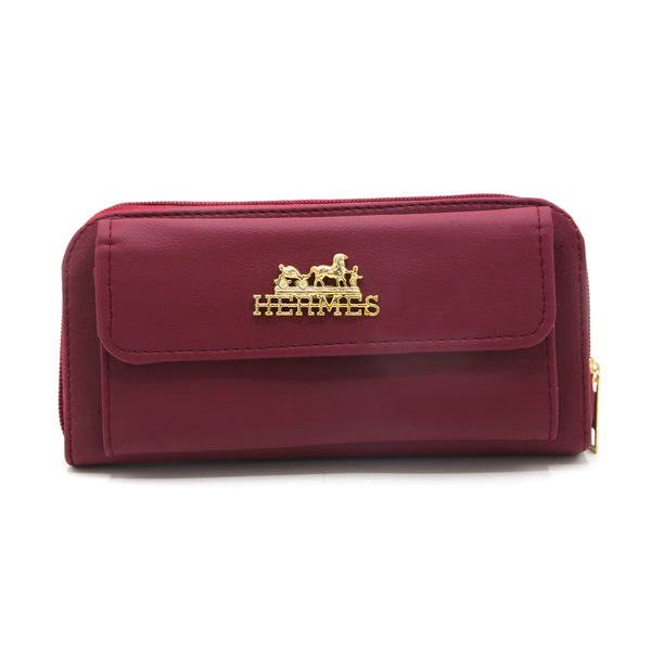 Women's Wallet - Maroon