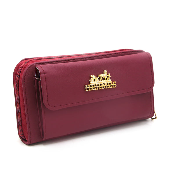 Women's Wallet - Maroon