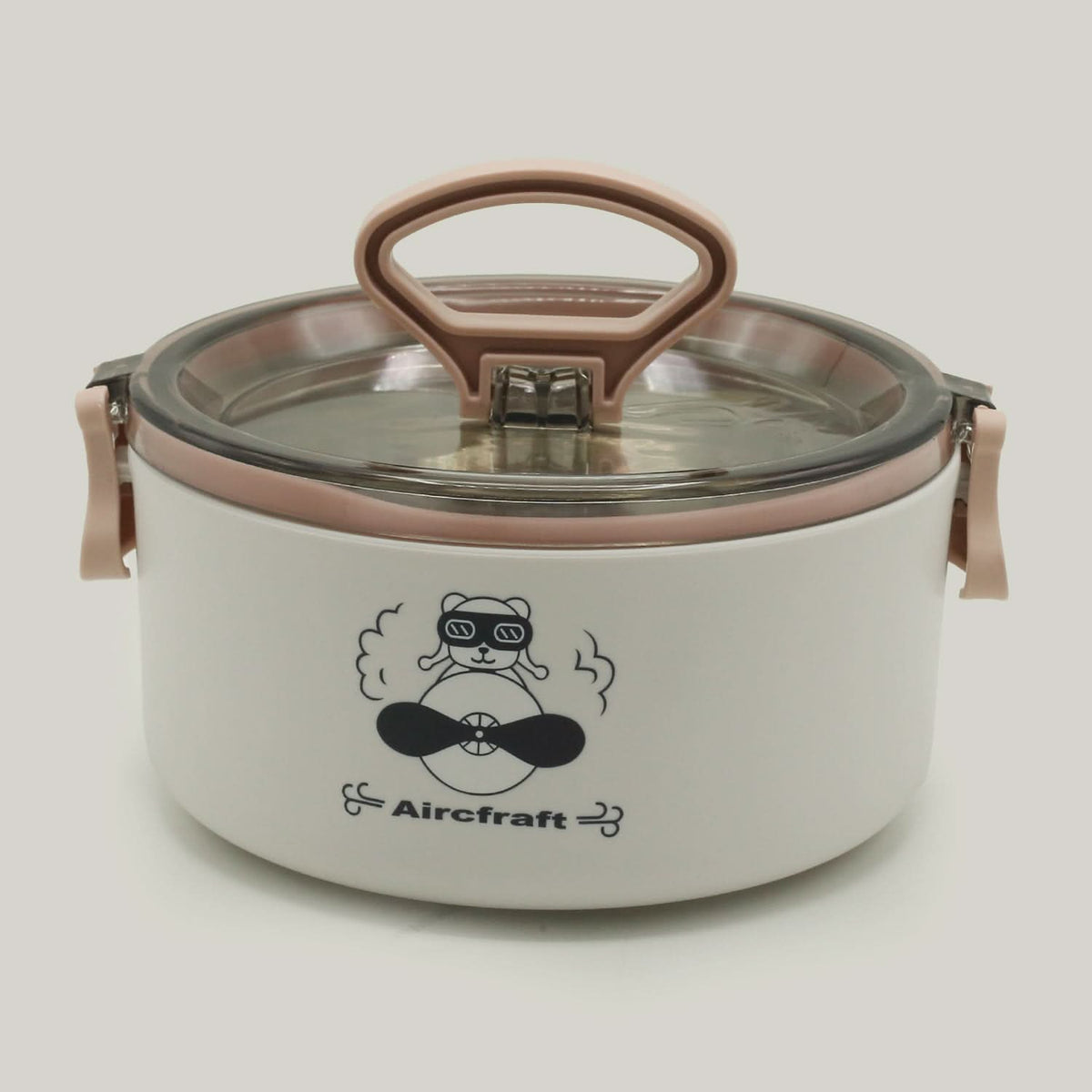 Stainless Steel Lunch Box - Grey, Tiffin Boxes & Bottles, Chase Value, Chase Value