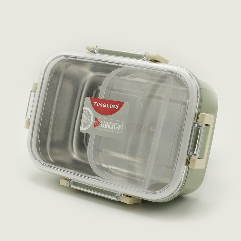 Stainless Steel Lunch Box - Sea Green, Tiffin Boxes & Bottles, Chase Value, Chase Value