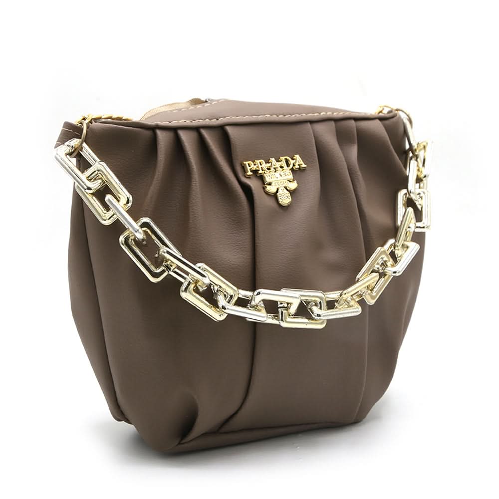 Women's Shoulder Bag - Light Brown, Women Bags, Chase Value, Chase Value
