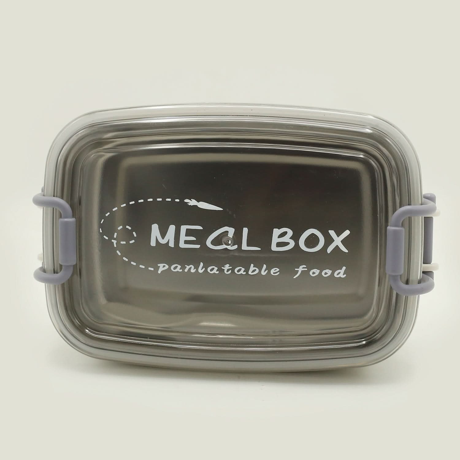 Stainless Steel Lunch Box - Grey, Tiffin Boxes & Bottles, Chase Value, Chase Value