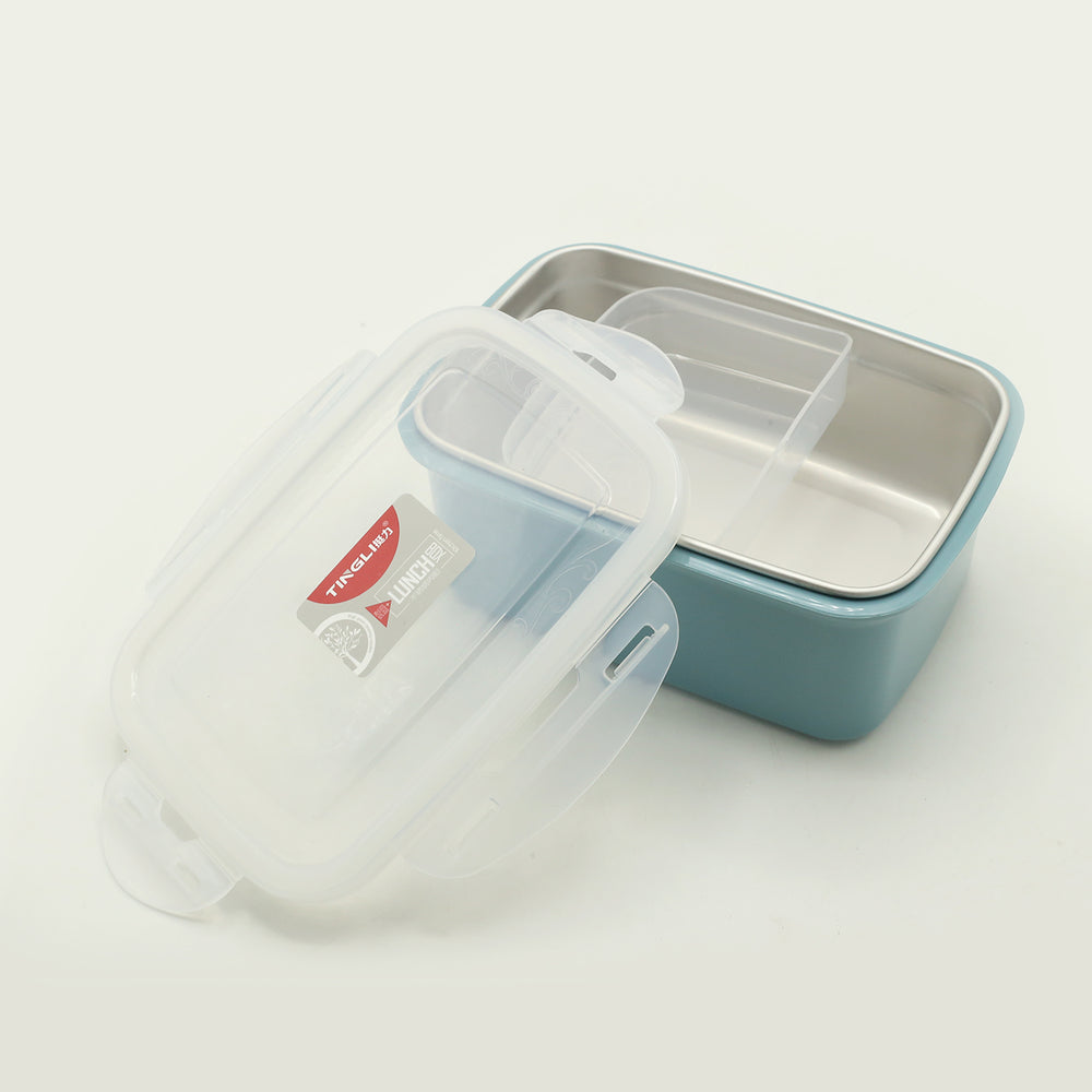 Stainless Steel Lunch Box - Steel Blue, Tiffin Boxes & Bottles, Chase Value, Chase Value