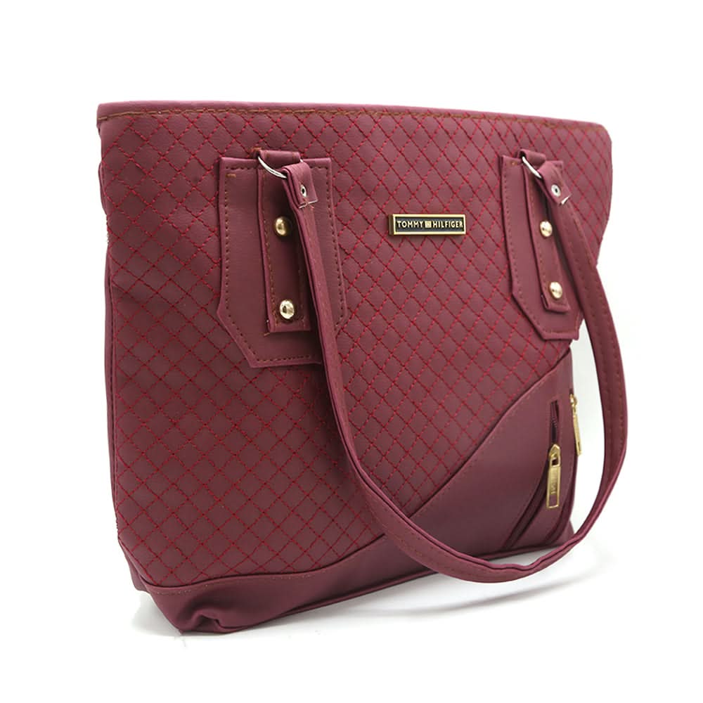 Women's Shoulder Bag - Maroon, Women Bags, Chase Value, Chase Value
