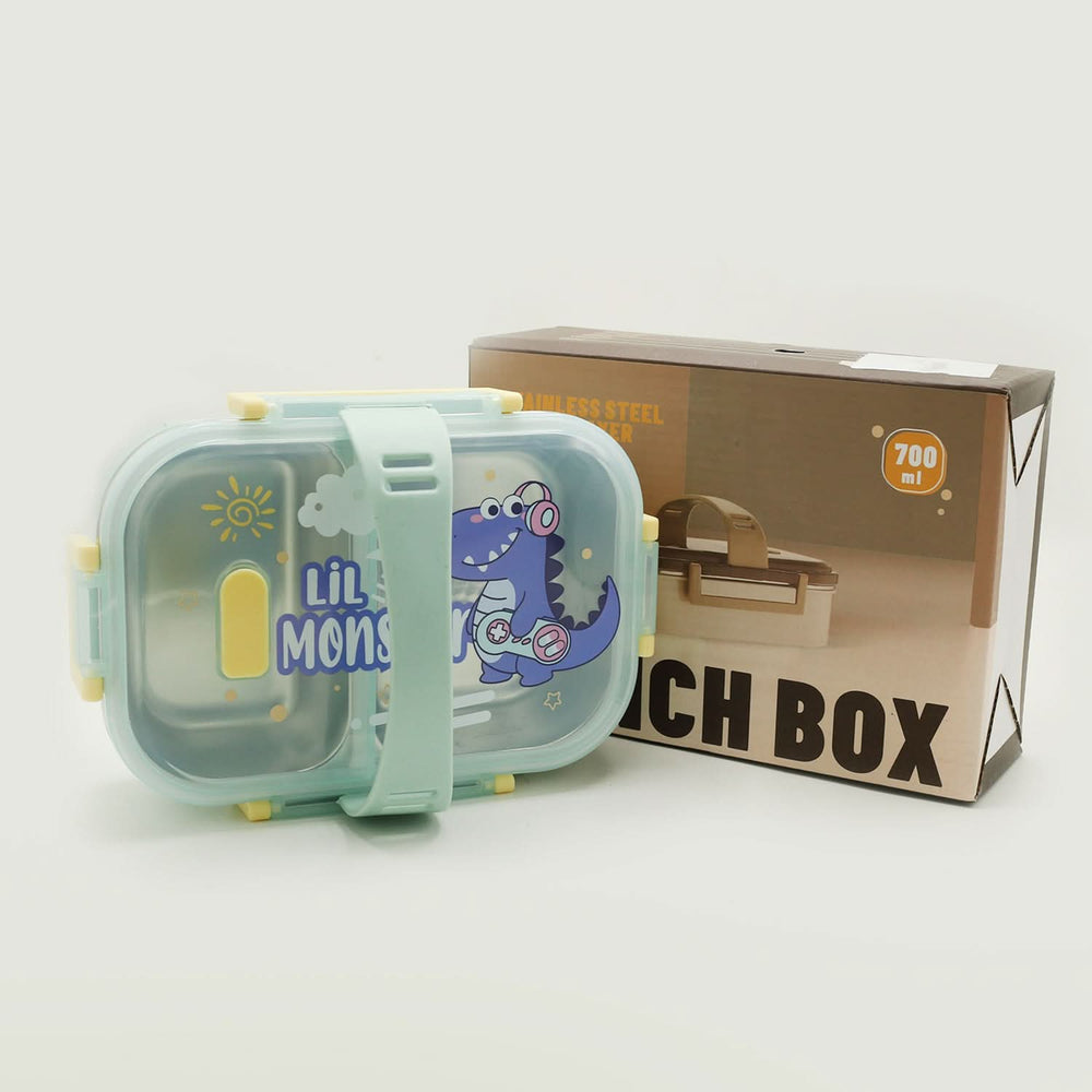 Stainless Steel Lunch Box - Cyan, Tiffin Boxes & Bottles, Chase Value, Chase Value
