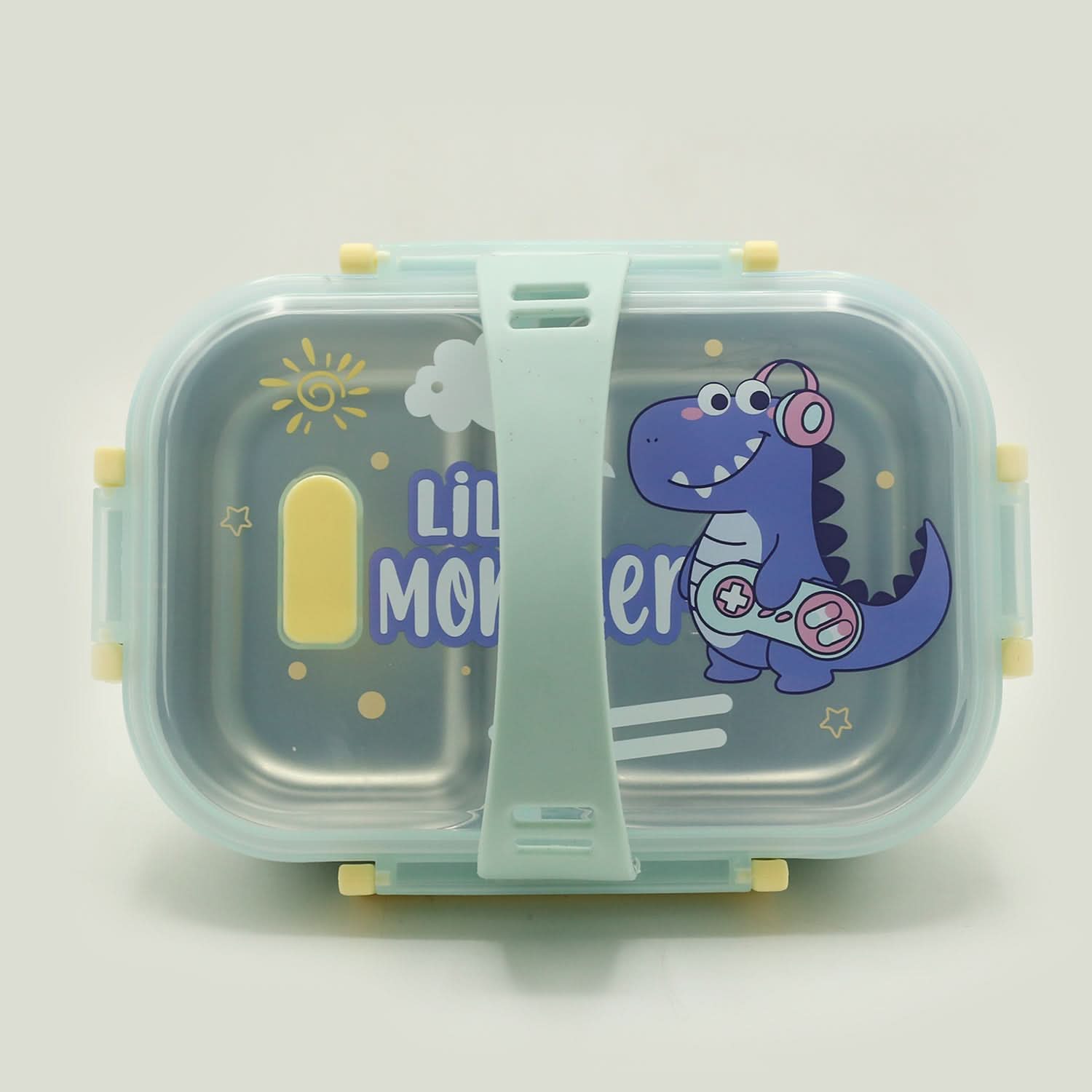 Stainless Steel Lunch Box - Cyan, Tiffin Boxes & Bottles, Chase Value, Chase Value