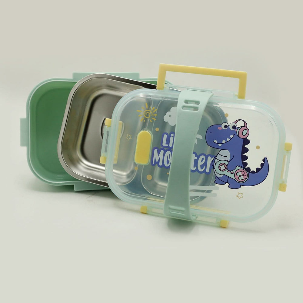 Stainless Steel Lunch Box - Cyan, Tiffin Boxes & Bottles, Chase Value, Chase Value