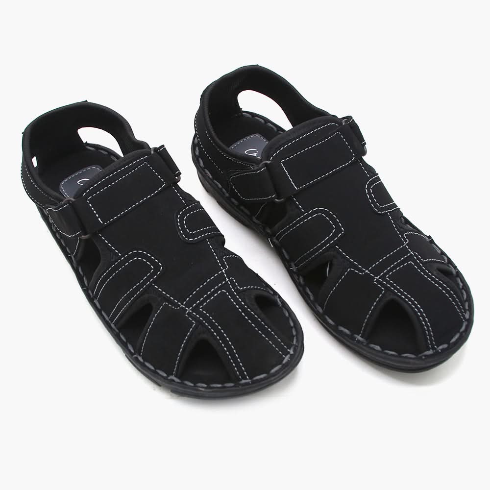 Men's Sandal - Black, Men's Sandals, Chase Value, Chase Value