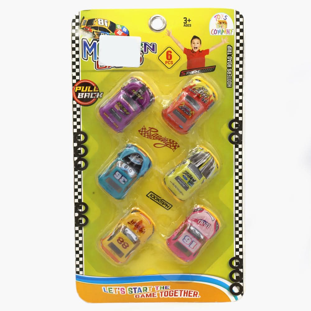Moderen Cars Set Of 6 - Multi Color, Non-Remote Control, Chase Value, Chase Value