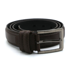 Men's Belt With Pinlock - Brown