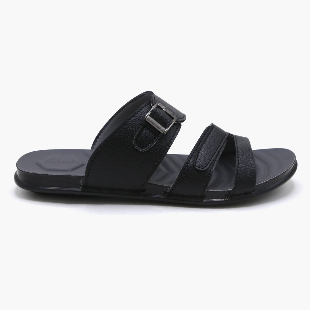 Men's Slipper - Black, Men's Slippers, Chase Value, Chase Value
