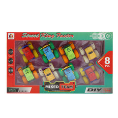 Modern Dinky Car Pack of 8 - Multi Color