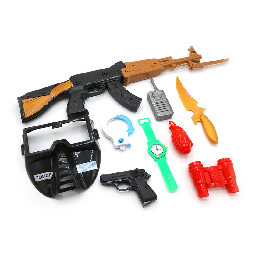 Police Game Play Set For Kids - Multi Color