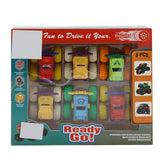 Modern Dinky Car Pack of 6 - Multi Color, Non-Remote Control, Chase Value, Chase Value
