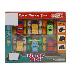 Modern Dinky Car Pack of 6 - Multi Color