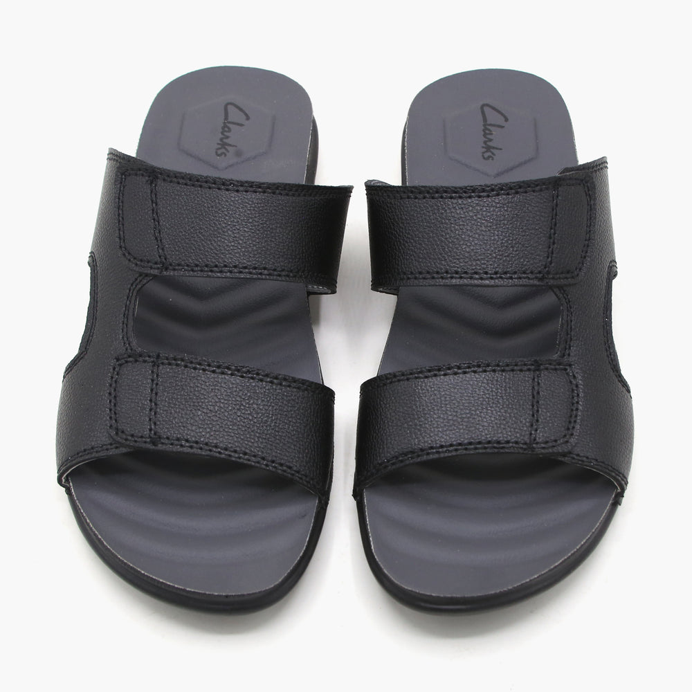 Men's Slipper - Black, Men's Slippers, Chase Value, Chase Value