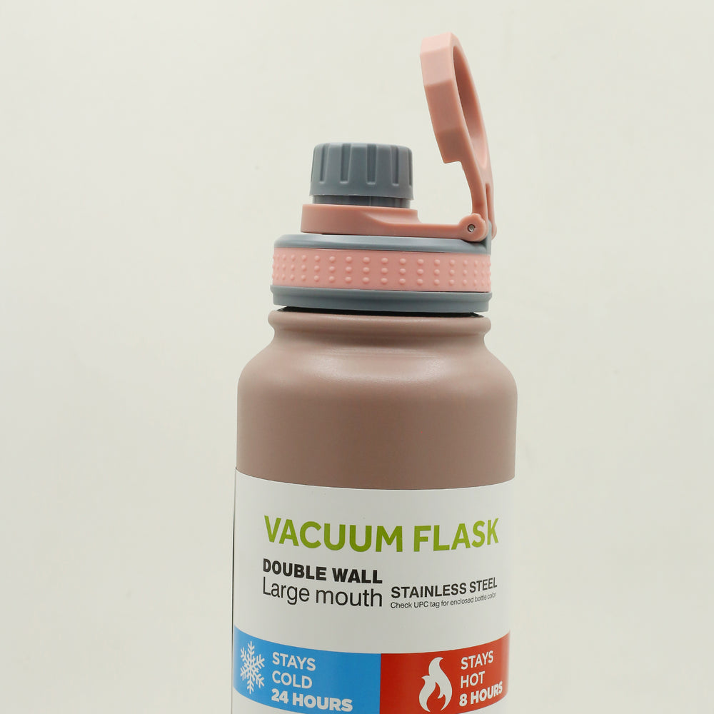 Stainless Steel Vacuum Flask - 1000Ml - Tea Pink, Thermos & Mug, Chase Value, Chase Value