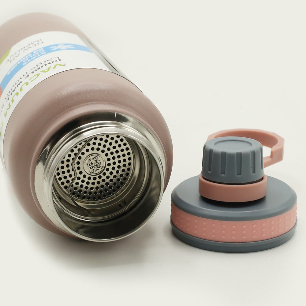 Stainless Steel Vacuum Flask - 1000Ml - Tea Pink, Thermos & Mug, Chase Value, Chase Value