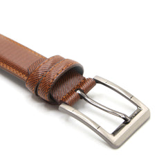 Men's Belt With Pinlock - Mustard