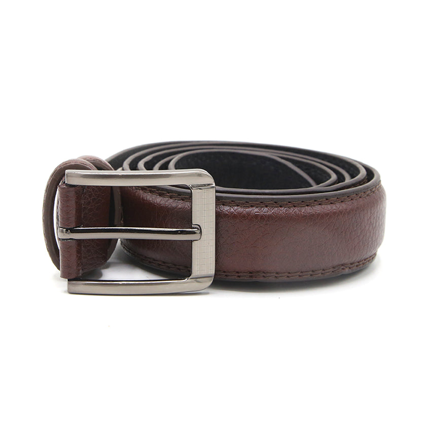 Men's Belt With Pinlock - Brown