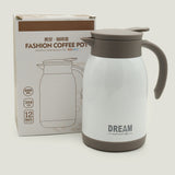 Stainless Steel Vacuum Thermos - 800Ml - Grey & White, Thermos & Mug, Chase Value, Chase Value