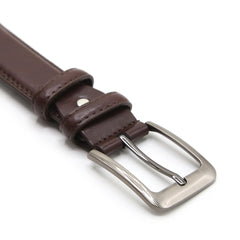 Men's Belt With Pinlock - Brown